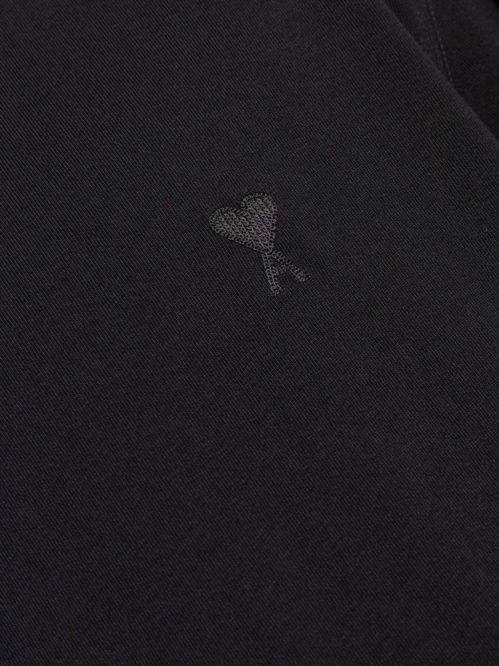 Camisetas Camiseta Ami de coeur Ami PARIS Negro Unisexo