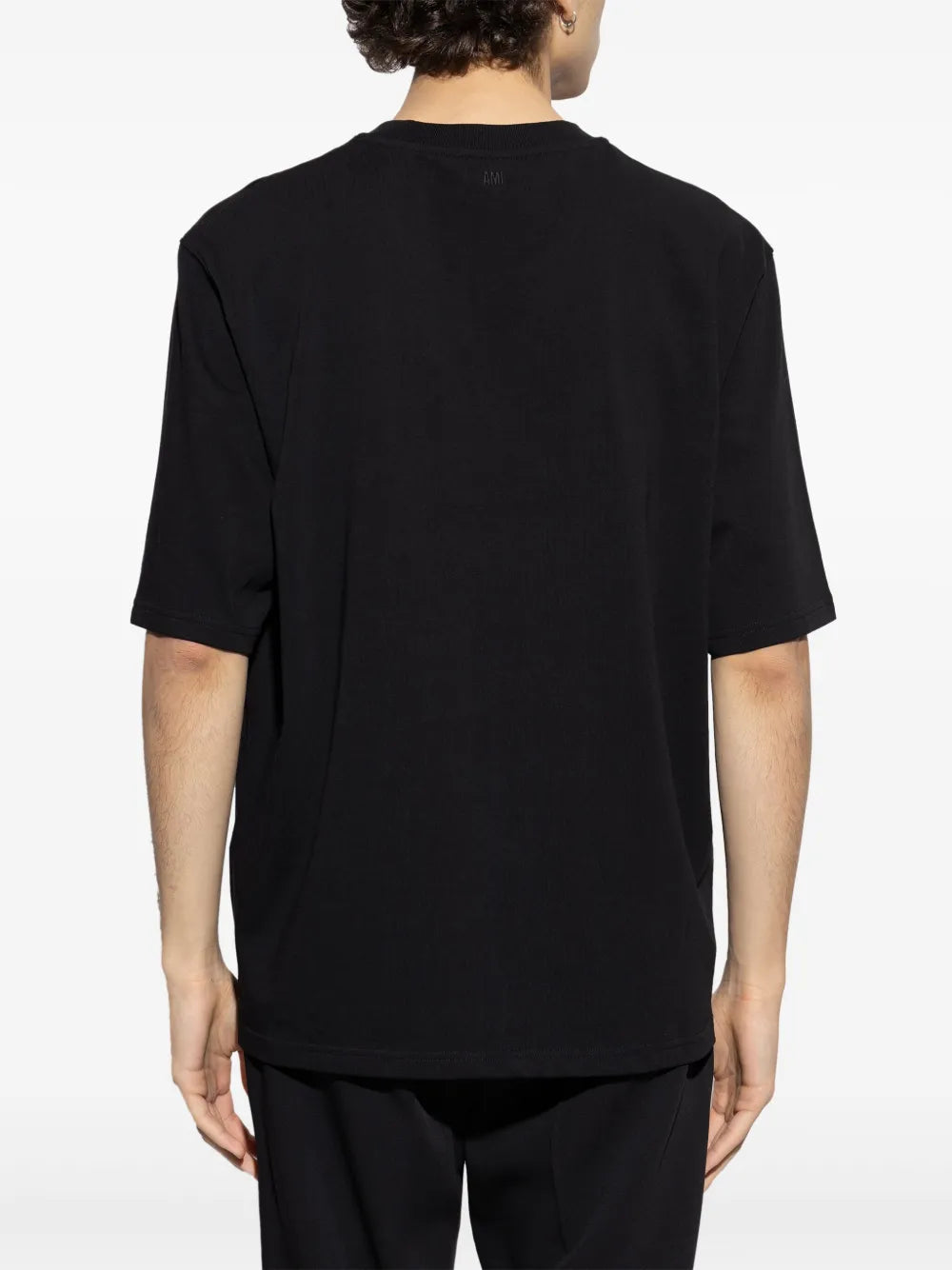 Camisetas Camiseta Ami de coeur Ami PARIS Negro Unisexo