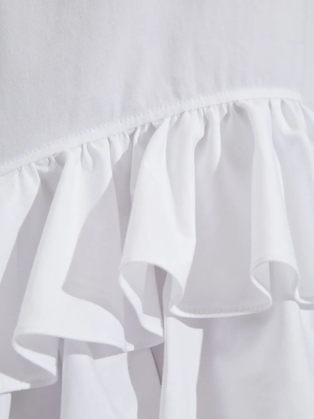 Robes Robe à volants Moschino Blanc Femme