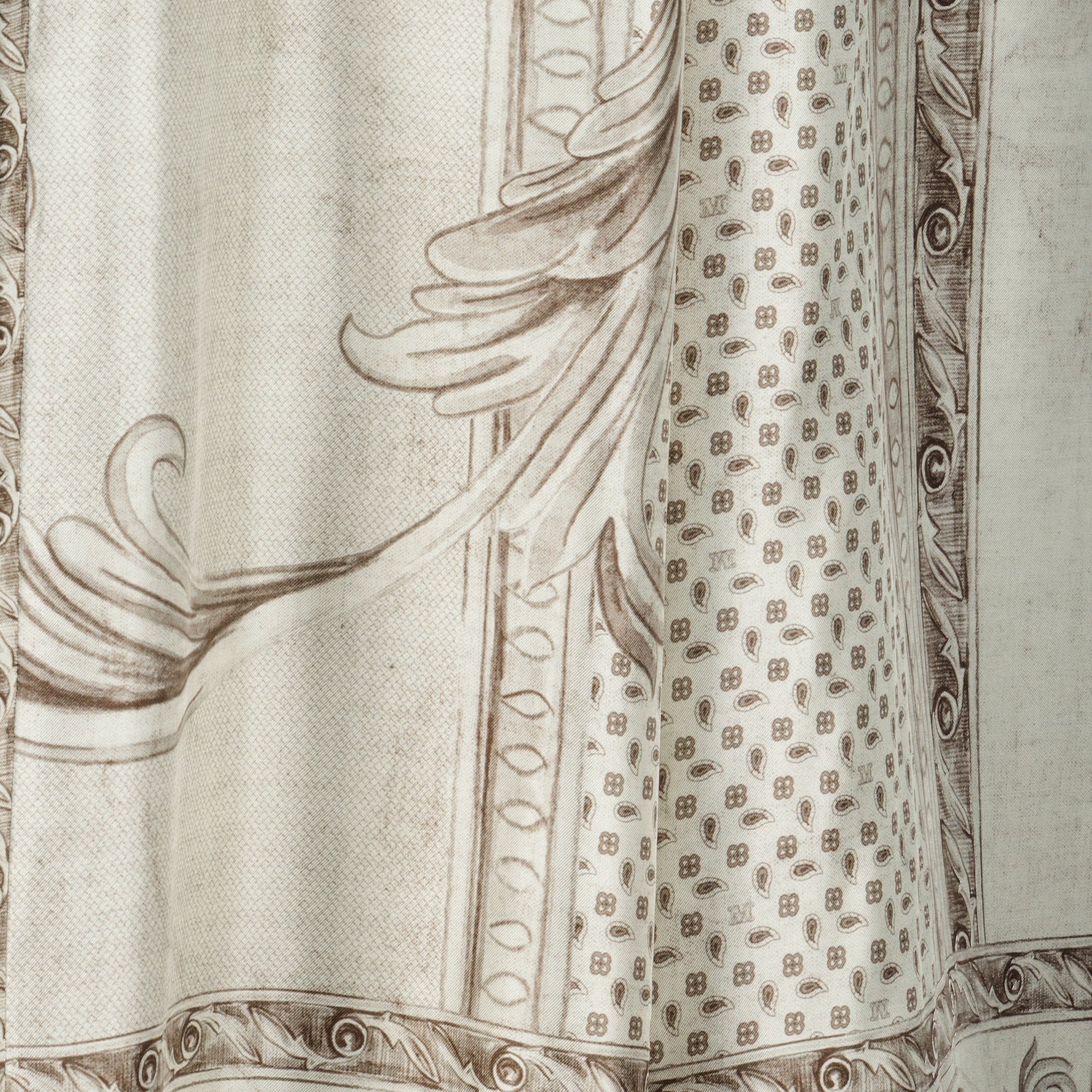 Image de l'article Pantalon en soie imprimé de la marque Max Mara pour Femme - Saison Printemps-Été 2026 - Vue détaillée_2