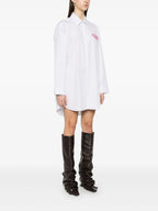 Vestidos Vestido Camisa Rayado D-Dalis Diesel Azul Femme