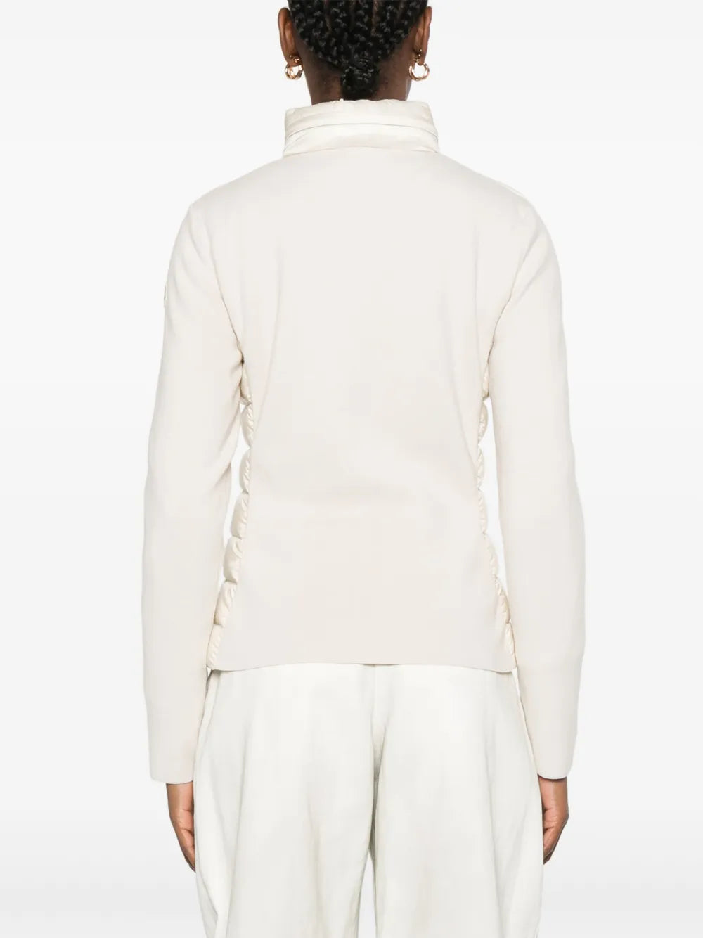 Vestes Doudoune bi-matière Moncler Blanc Femme