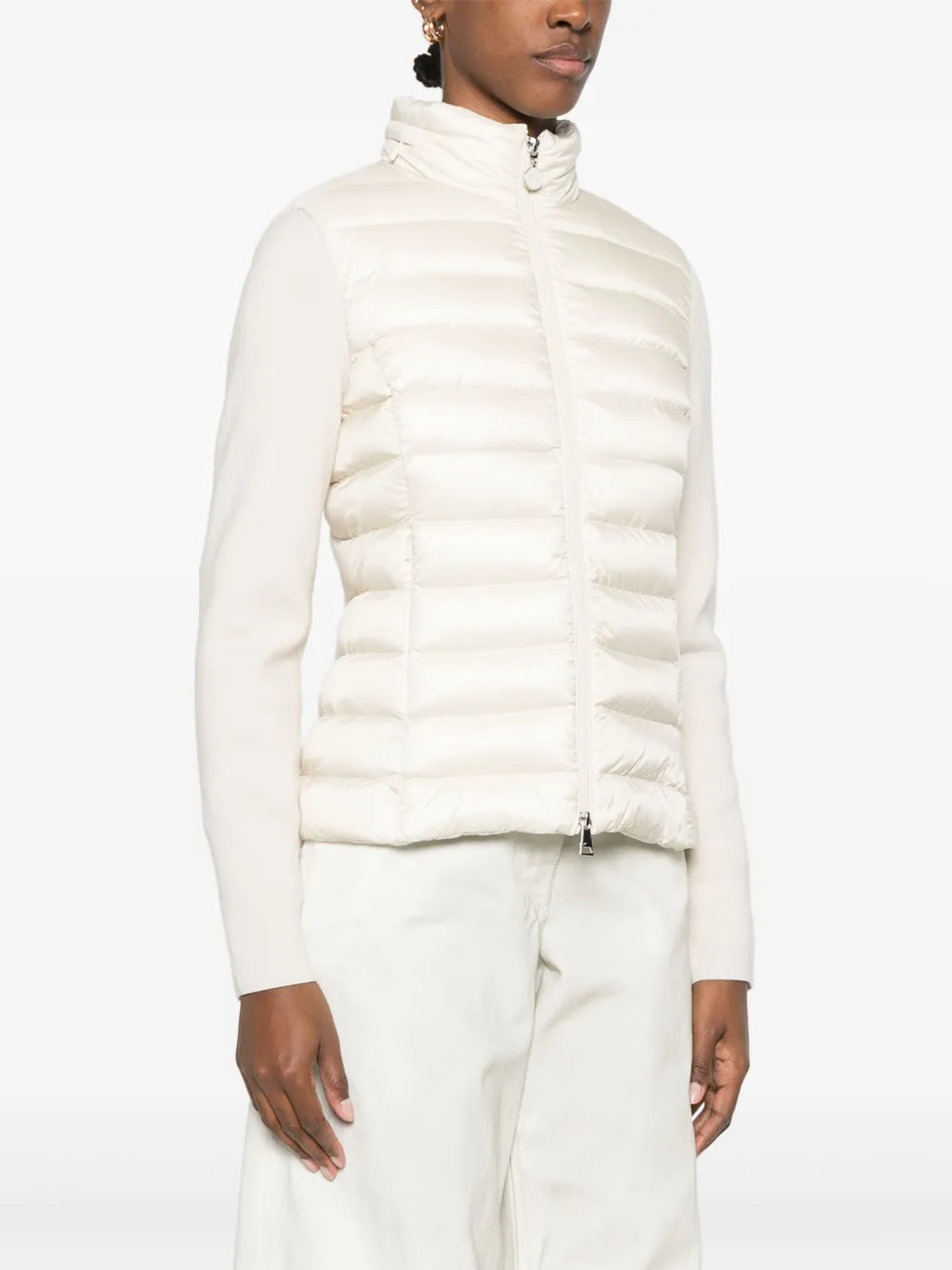 Vestes Doudoune bi-matière Moncler Blanc Femme