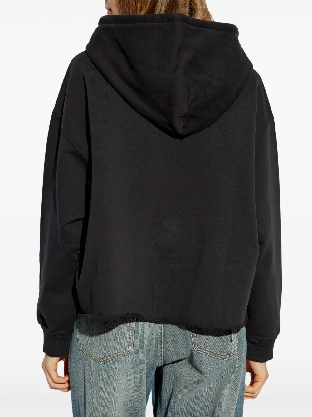 Sweatshirts Numeric Hoodie Mm6 Schwarz Femme