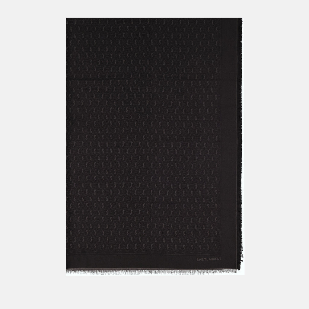 Écharpes, foulards et gants Écharpe Cassandre Saint Laurent Noir Homme