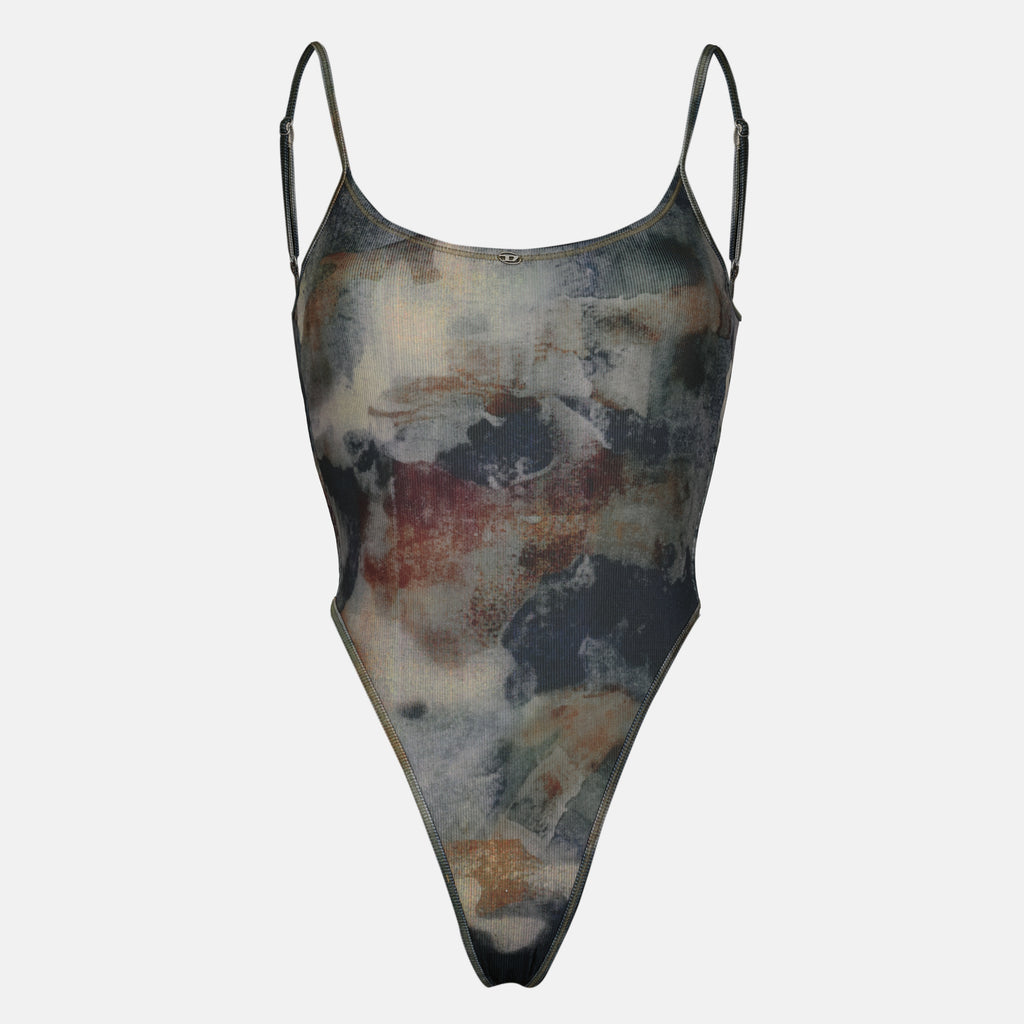 Image de l'article Maillot de bain Ella imprimé camouflage de la marque Diesel pour Femme - Saison Printemps-Été 2026 - Vue de Face
