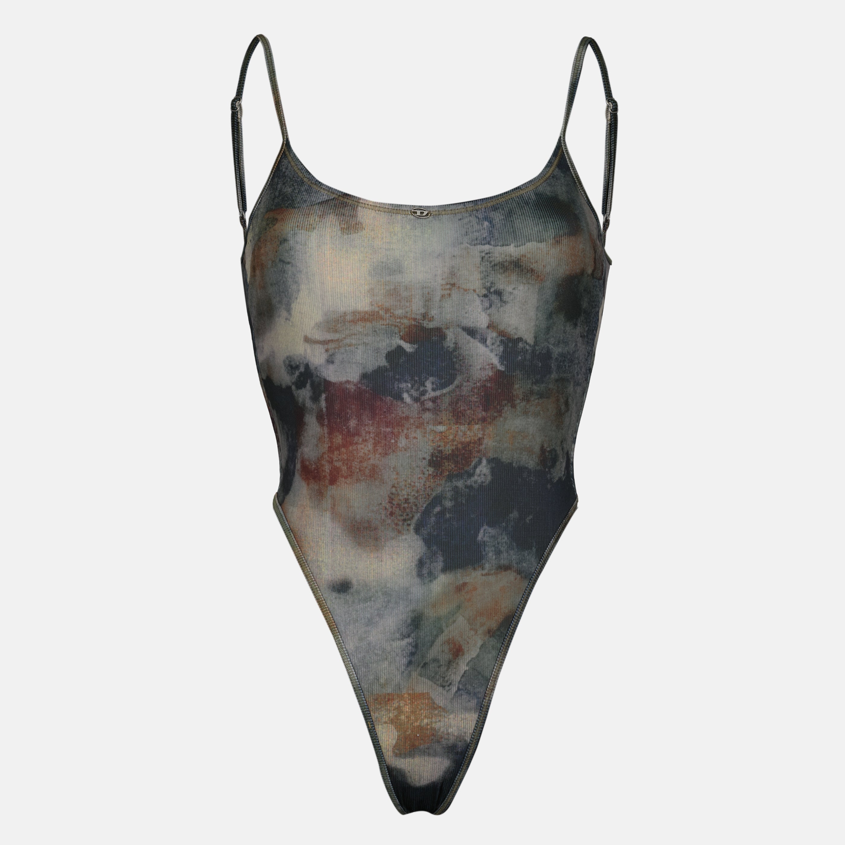 Image de l'article Maillot de bain Ella imprimé camouflage de la marque Diesel pour Femme - Saison Printemps-Été 2026 - Vue de Face