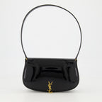 Sacs à main et épaule Mini Sac Voltaire en cuir verni Saint Laurent Noir Femme