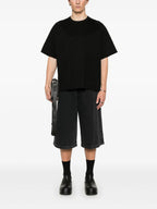T-shirt T-shirt dritta Sacai Nero Homme