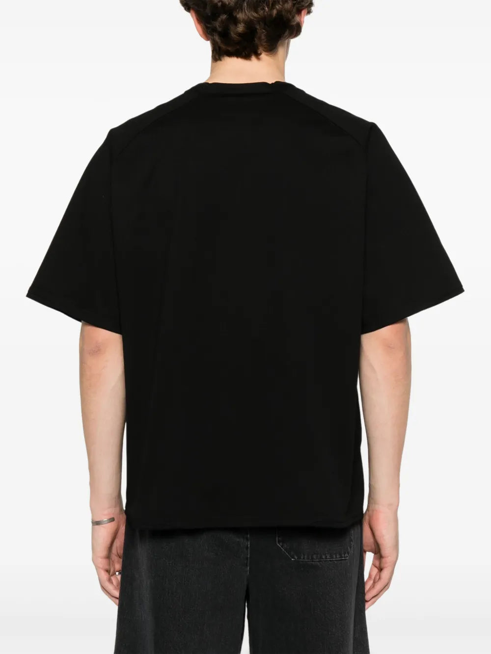 T-shirts T-shirt droit Sacai Noir Homme