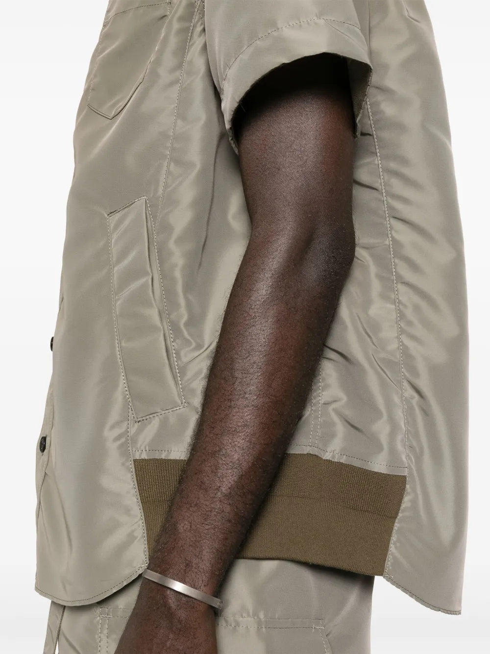 Camisas Camisa de Nylon Sacai Cáqui Homme