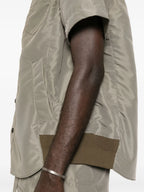 Camisas Camisa de Nylon Sacai Cáqui Homme