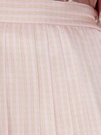 Gonne Gonna in Seta Plissettata Versace Rosa Femme