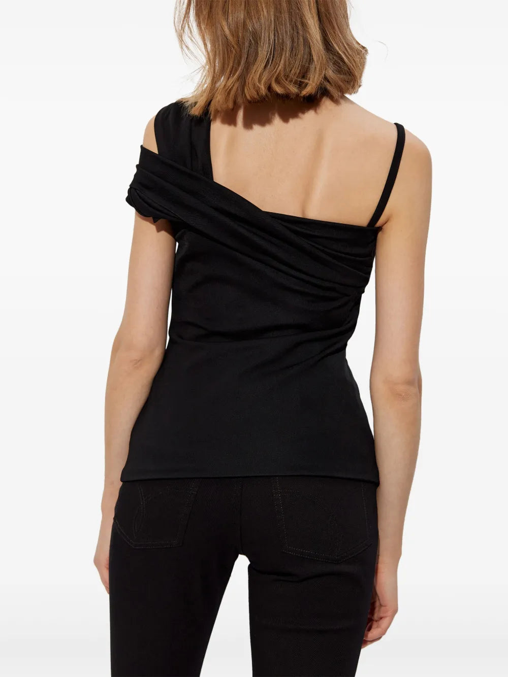 Tops Top asymétrique noir Versace Noir Femme