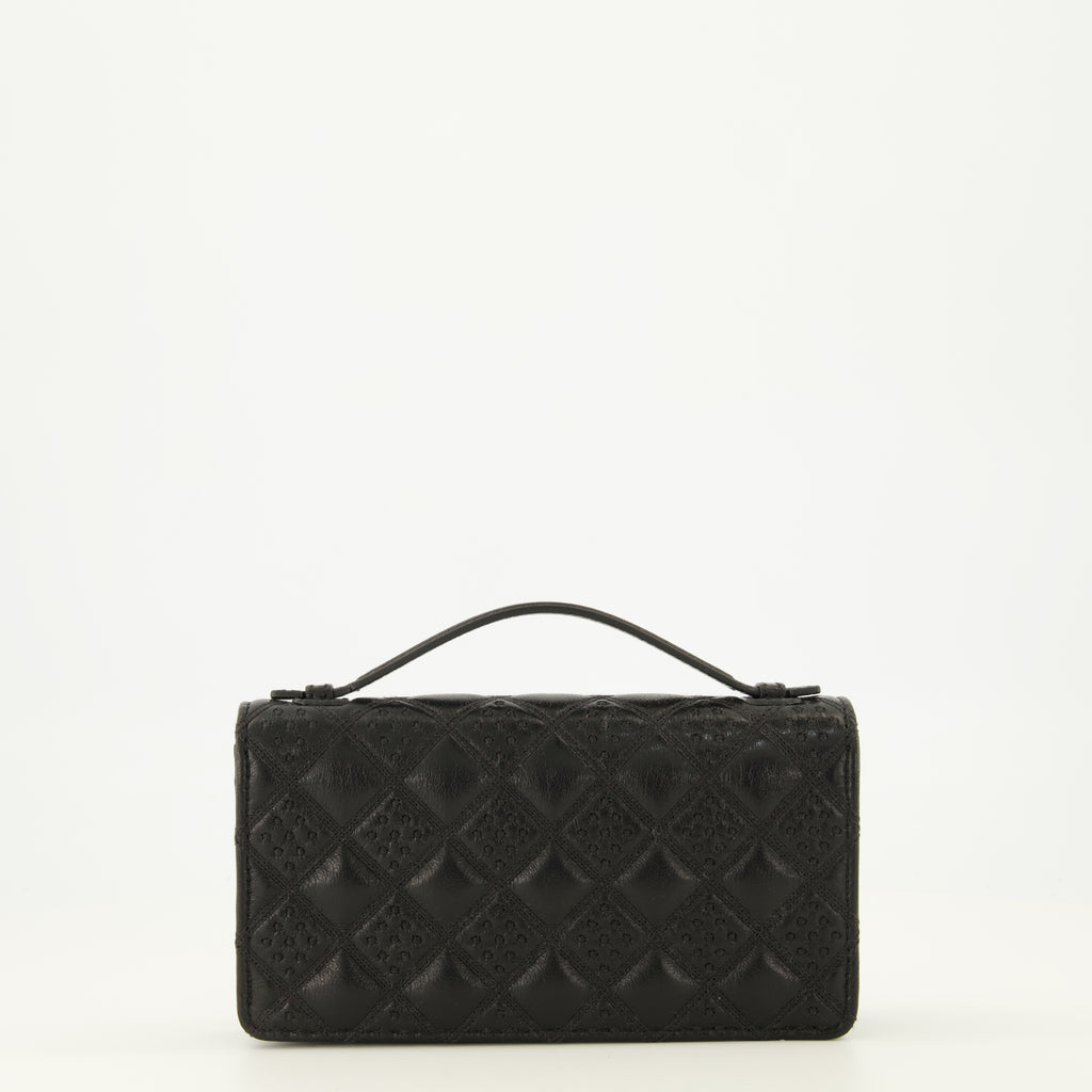 Petite maroquinerie Portefeuille Flutterby noir à chaîne Valentino Garavani Noir Femme