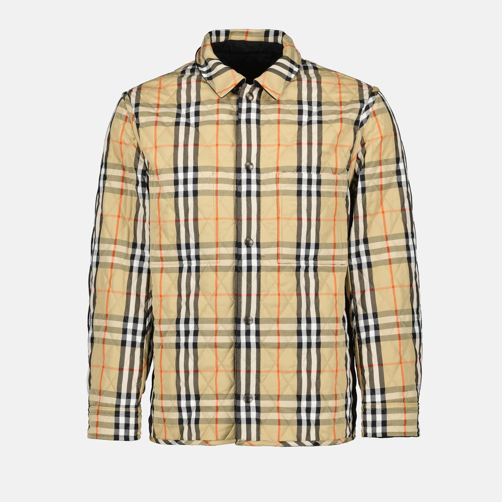 Vestes Veste matelassée réversible Burberry Noir Homme