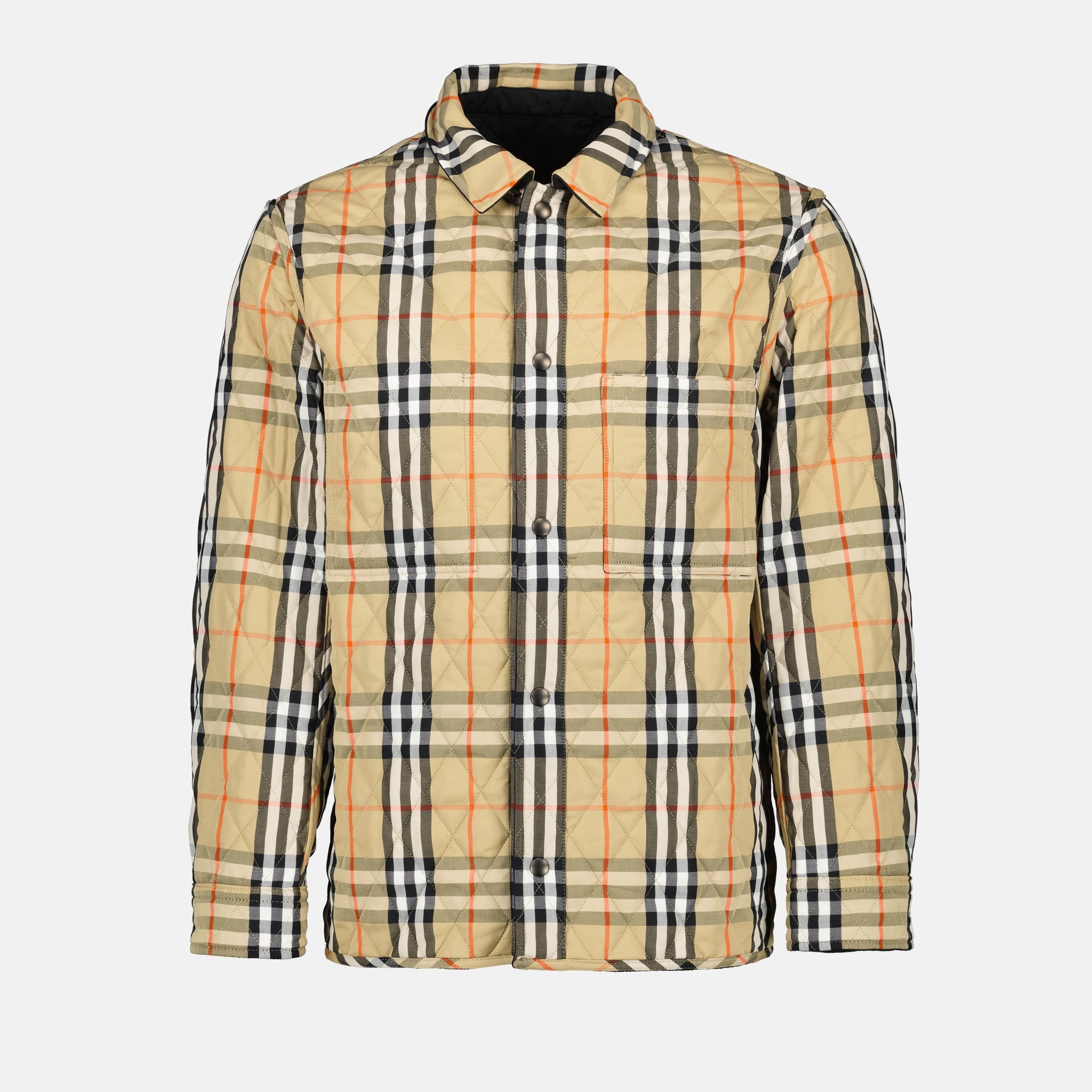 Vestes Veste matelassée réversible Burberry Noir Homme