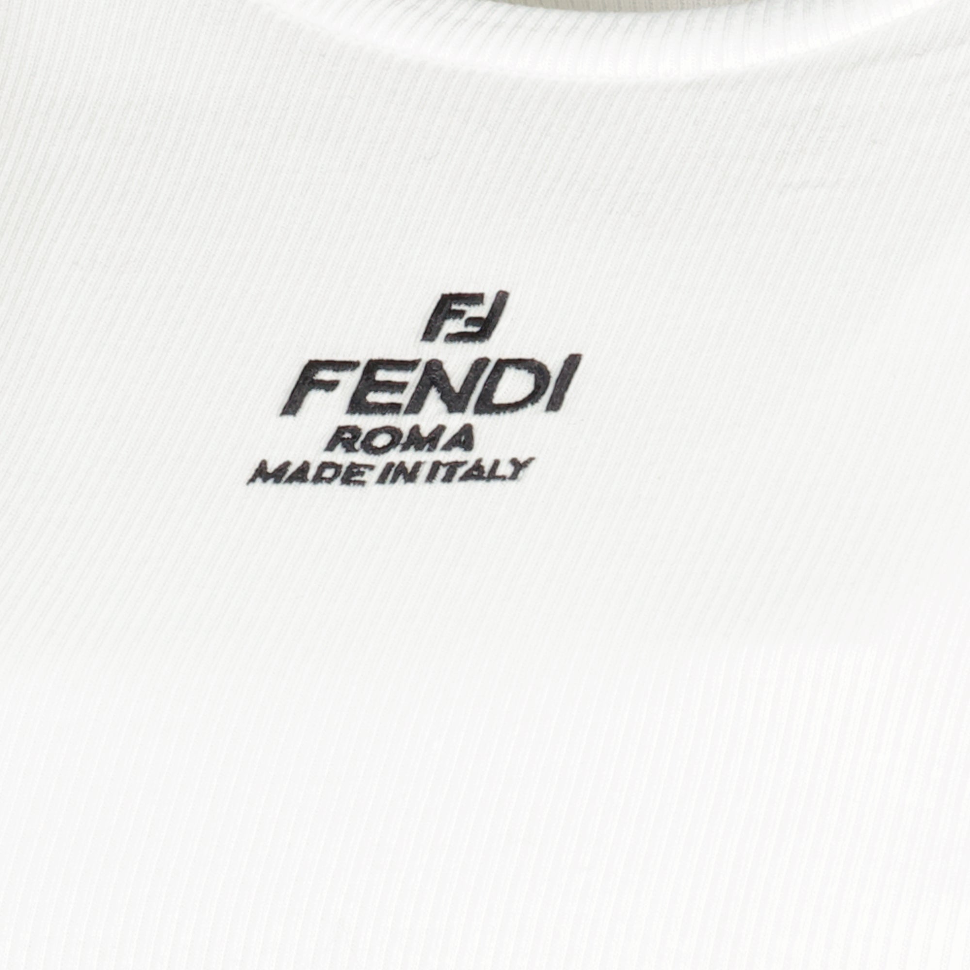 Image de l'article Haut court Fendi Roma blanc de la marque Fendi pour Femme - Saison Printemps-Été 2026 - Vue détaillée_1