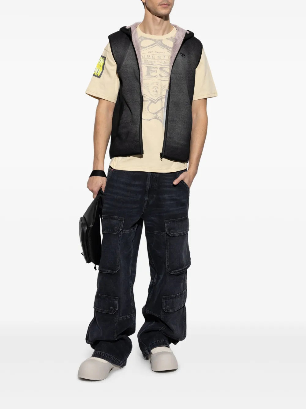 T-shirts T-Boxt-Slits T-Shirt Diesel Yellow Homme