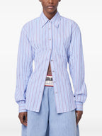 Hemden Gestreiftes Hemd Rabanne Blau Femme