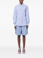 Hemden Gestreiftes Hemd Rabanne Blau Femme