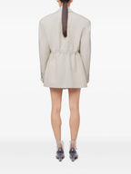 Jacken Wollblazer Rabanne Beige Femme