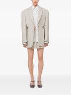 Jacken Wollblazer Rabanne Beige Femme