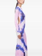 Abiti Abito Tie and Dye Rabanne Viola Femme