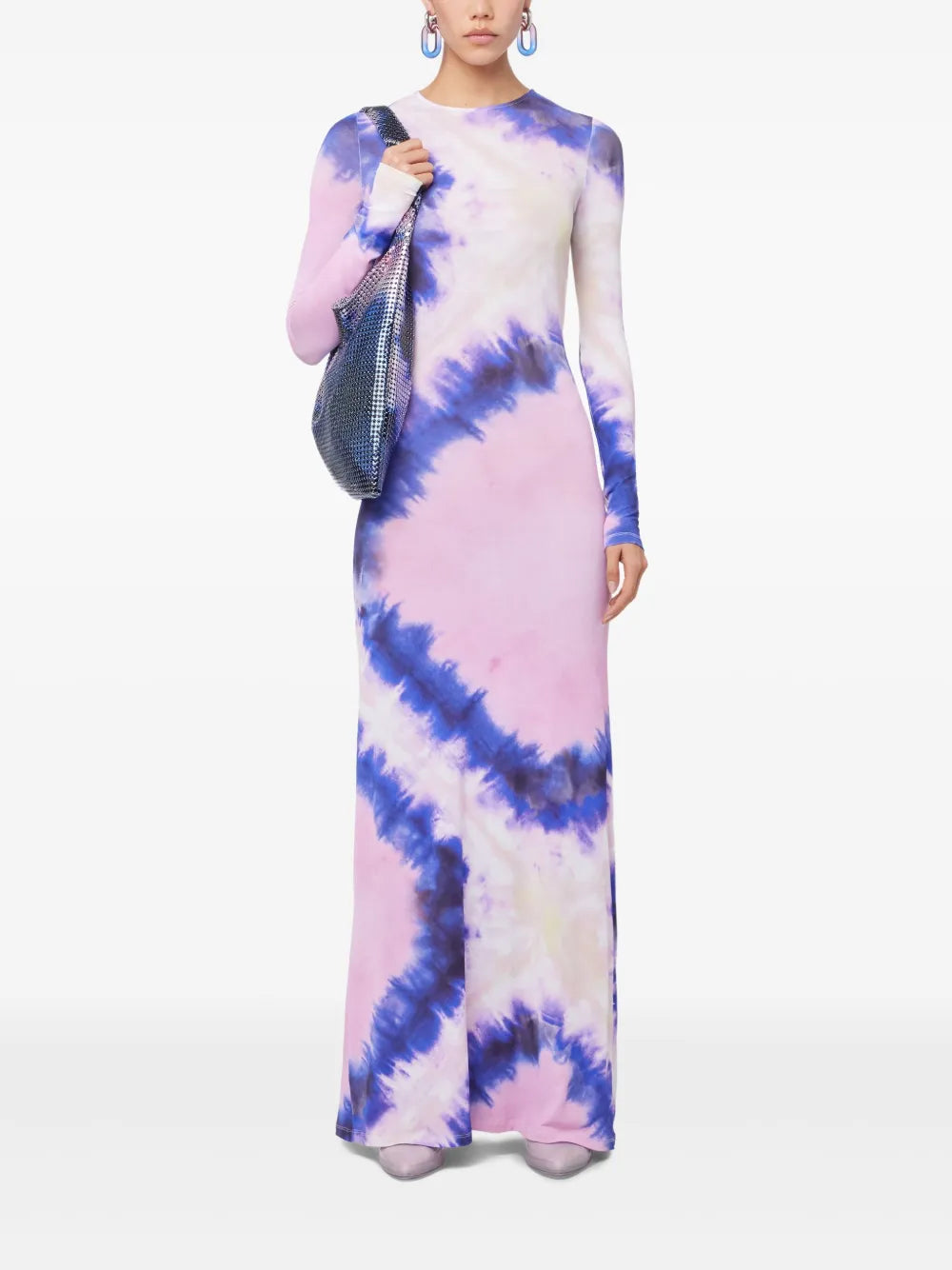 Dresses Tie and Dye Dress Rabanne Purple Femme