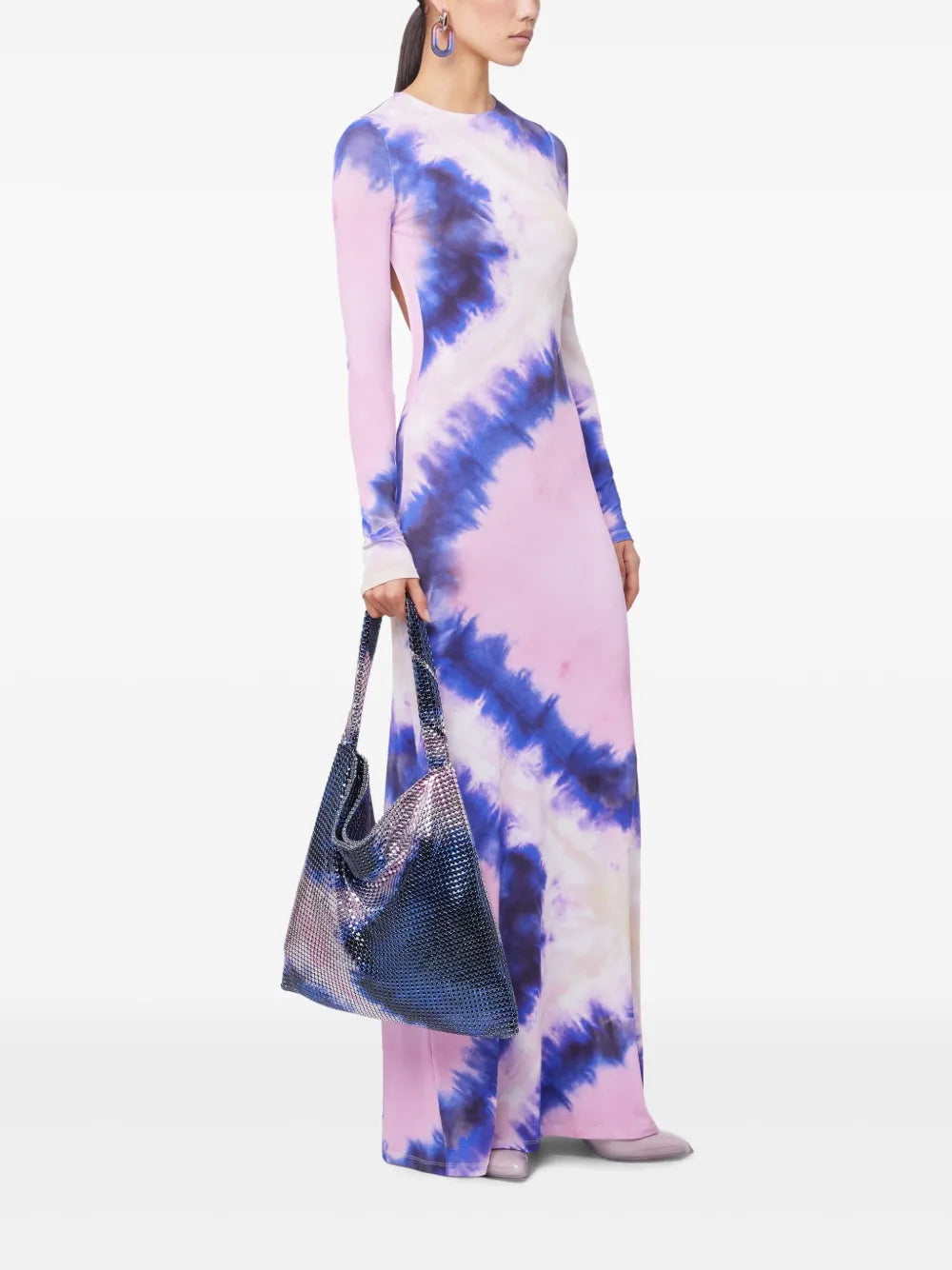 Dresses Tie and Dye Dress Rabanne Purple Femme