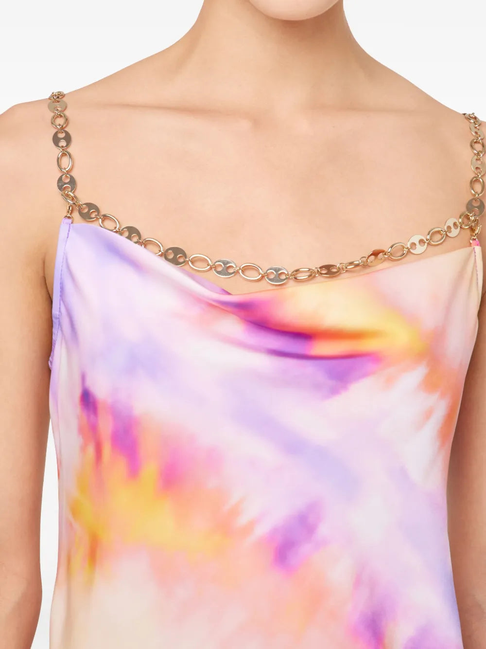 드레스 타이 앤 다이 드레스 Rabanne 여러 가지 빛깔의 Femme