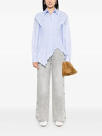 Pantalons Jean à boutons Andreea Iro Gris Femme