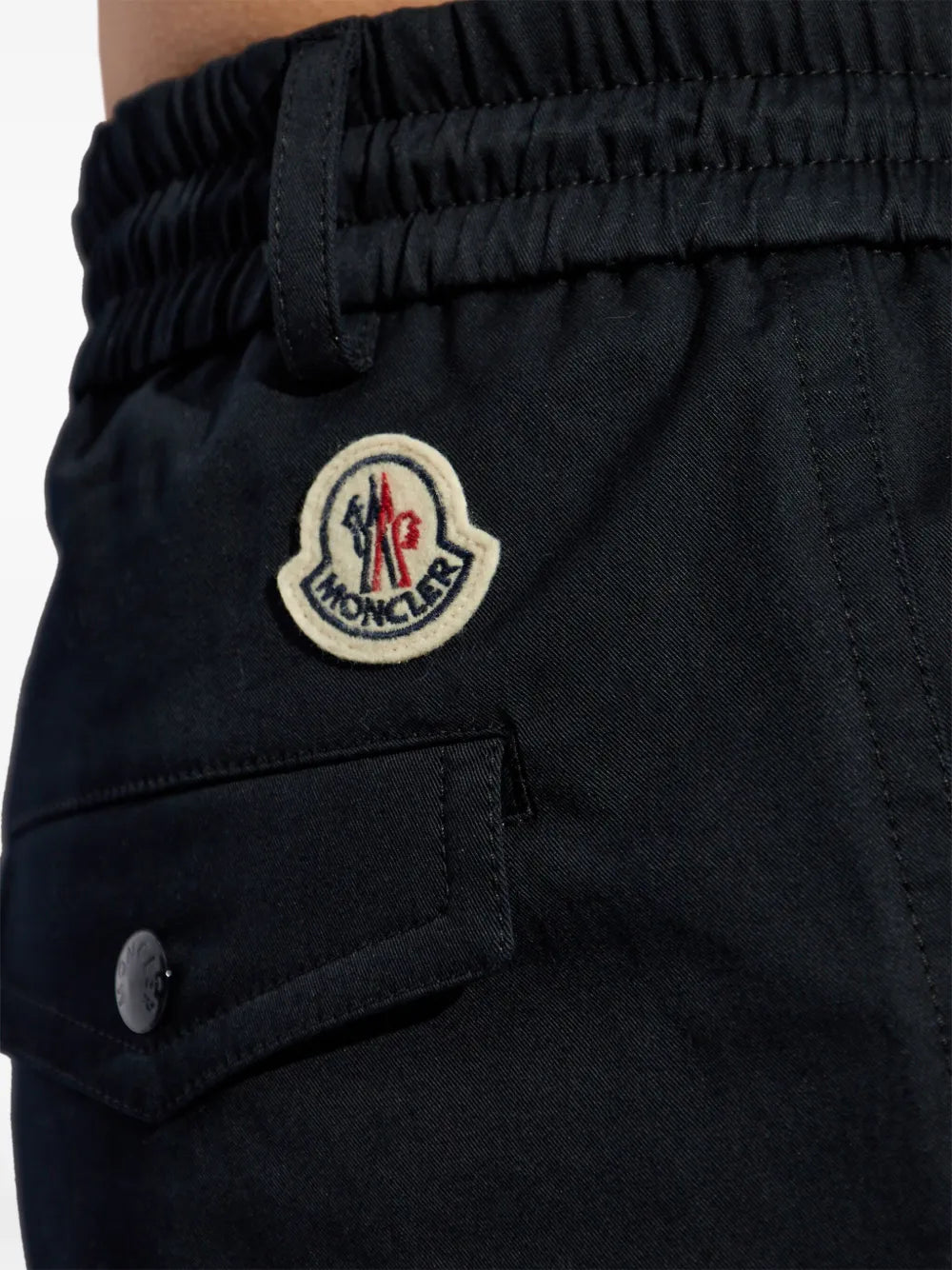 Pantalones Pantalones de algodón Moncler azul oscuro Homme