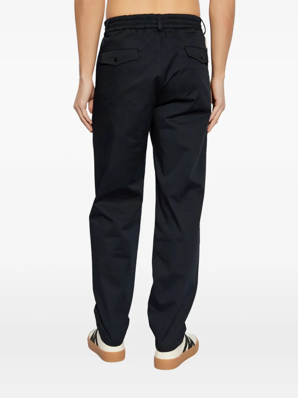 Pantalones Pantalones de algodón Moncler azul oscuro Homme