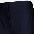 Pantalons Pantaloni Jersey Larga in Blu Navy Max Mara Bleu foncé Femme