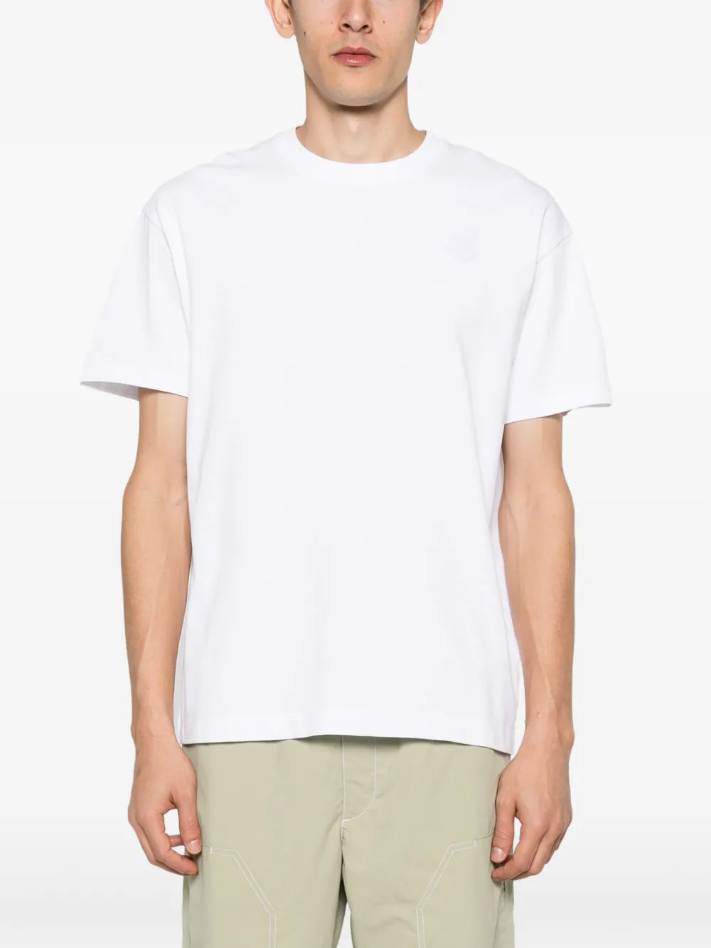 T-shirts T-shirt graffiti Moncler Blanc Homme