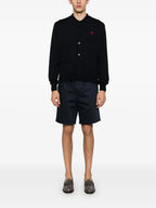 Shorts Shorts in Cotone Ami PARIS Blu scuro Homme