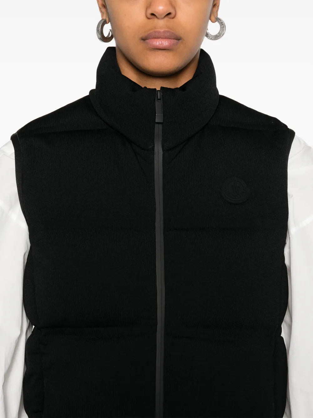 ジャケット ノースリーブジャケット Moncler 黒 Femme