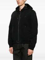 ジャケット フーデッドジャケット Prada 黒 Homme