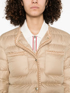 コート ベージュのジェンカイダウンジャケット Moncler ベージュ Femme