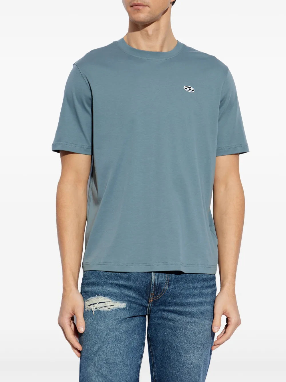 T-shirts T-shirt T-Adjust Diesel Bleu Homme