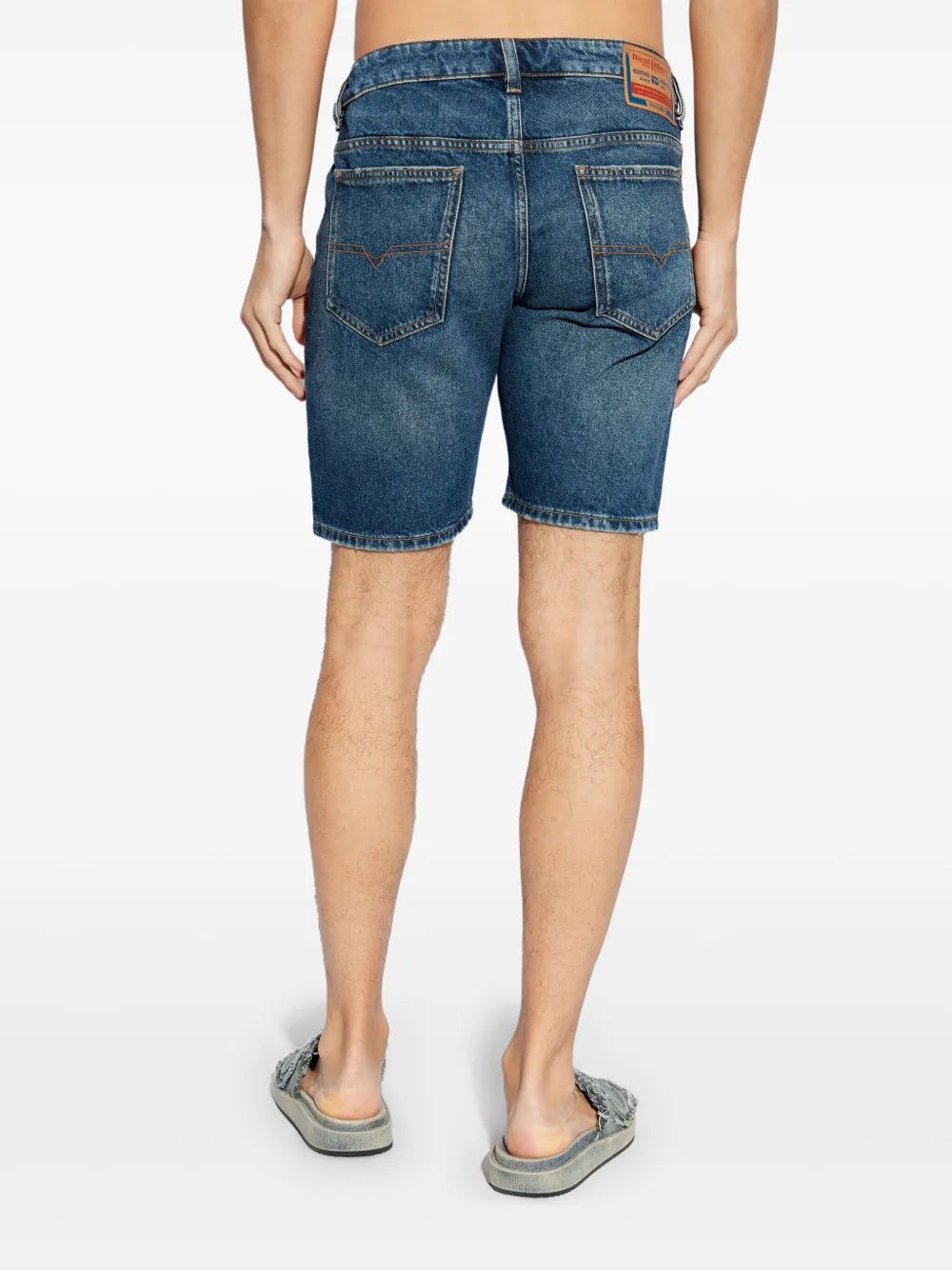 Shorts Short en jean D-Fin Diesel Bleu Homme