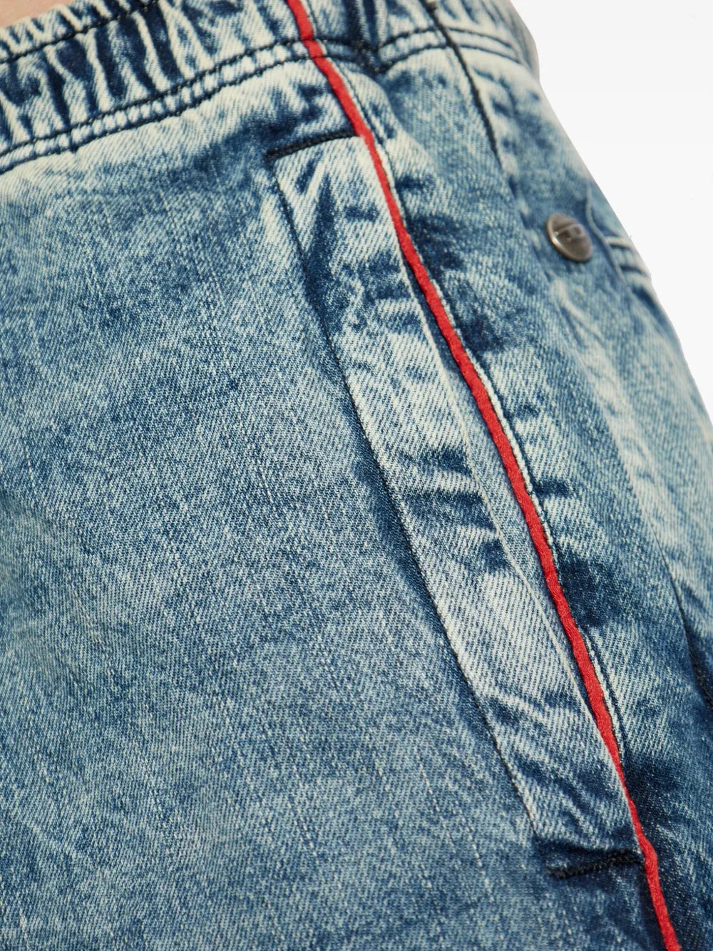 Pantalons Jean à pressions D-Axfor Diesel Bleu Unisexe