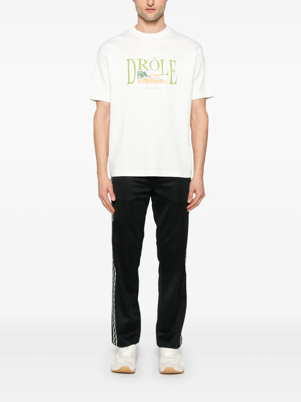 Camisetas T-Shirt Tennis Court Drole De Monsieur Branco Homme