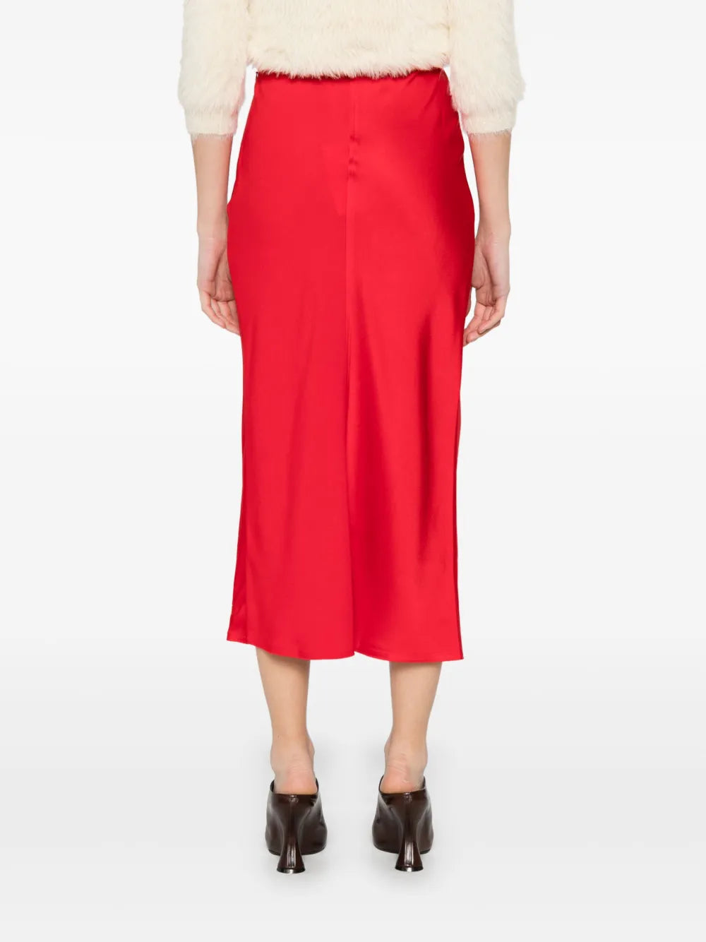 Skirts Straight Midi Skirt Ami PARIS Red Femme