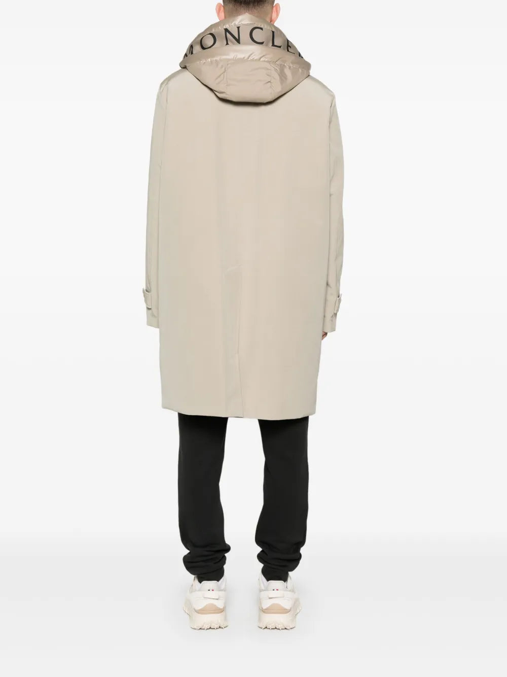 Casacos Miroir Long Coat Moncler Bege Homme