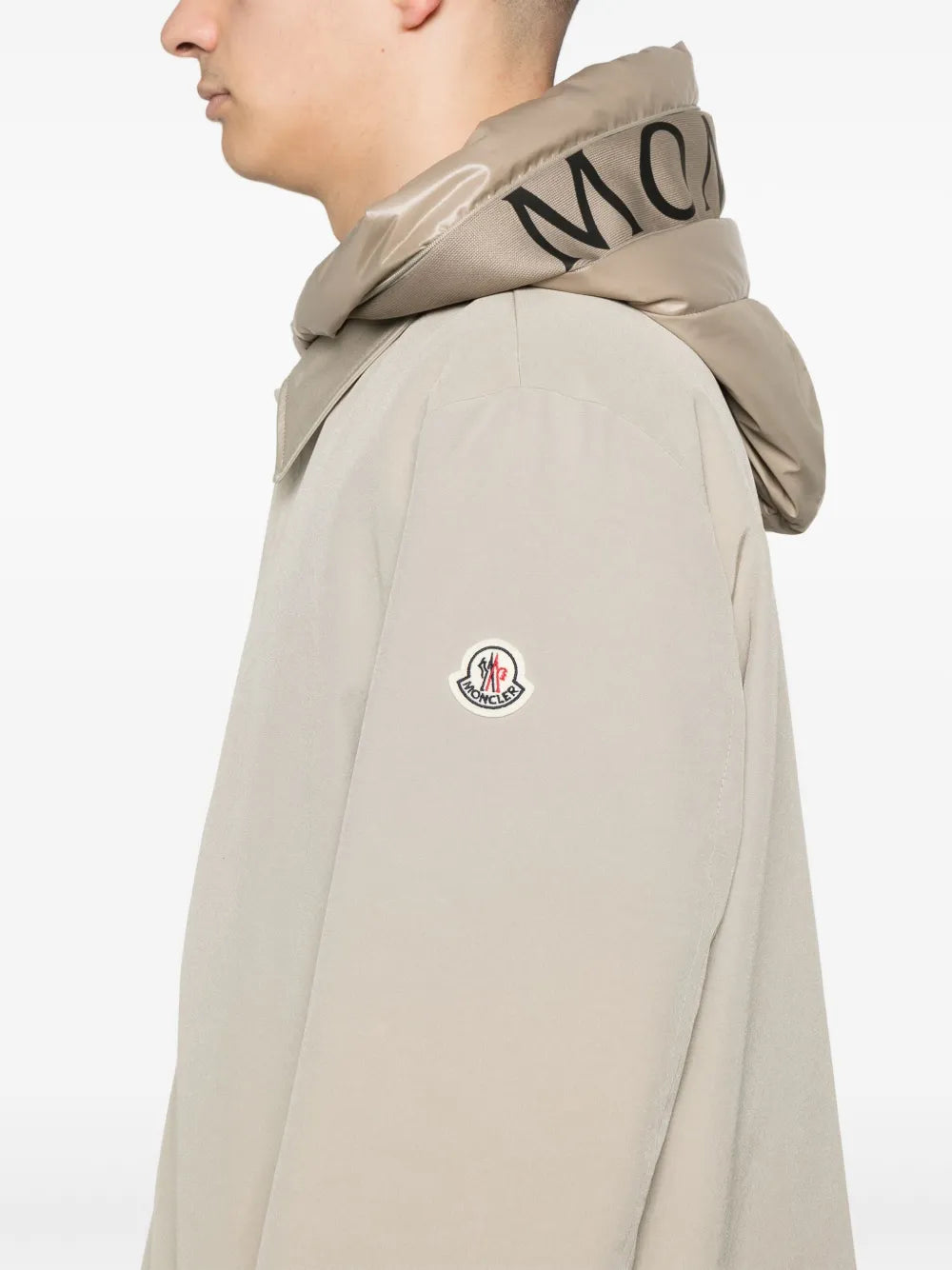 Casacos Miroir Long Coat Moncler Bege Homme