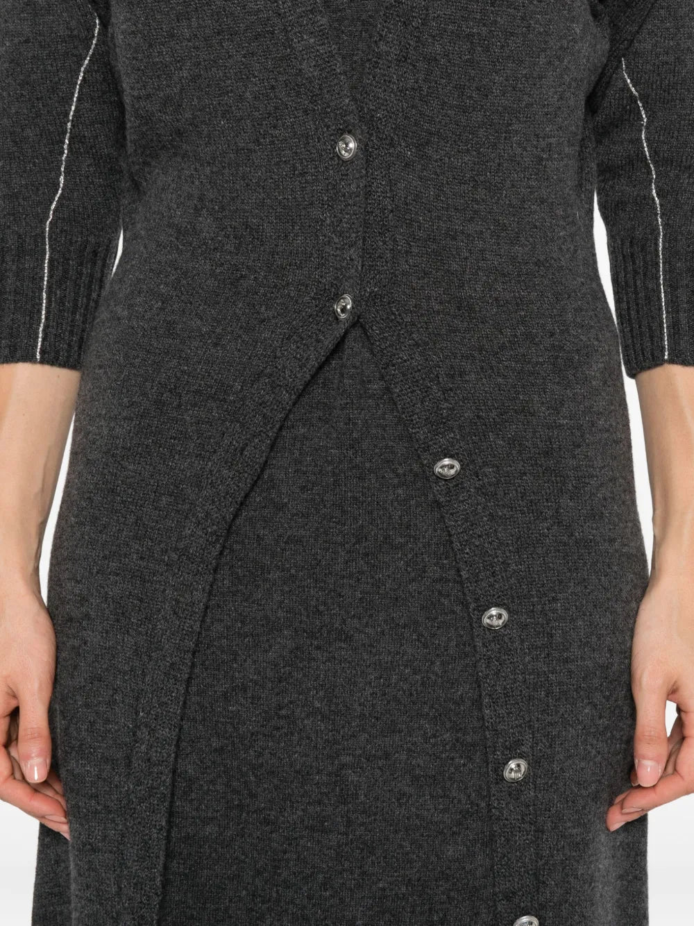 Image de l'article Robe longue en laine de la marque Rabanne pour Femme - Saison Automne-Hiver 2025 - Vue détaillée_5