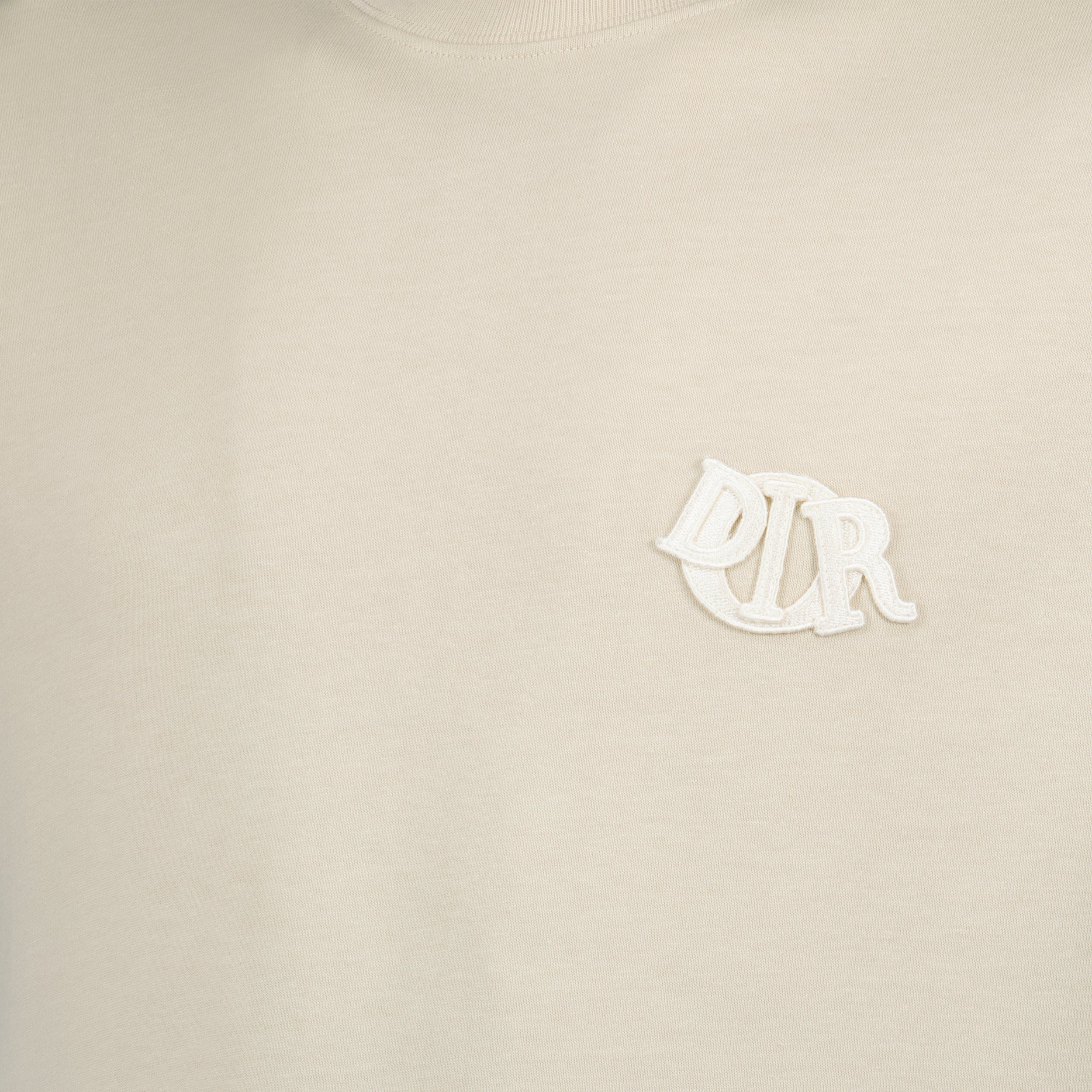 T-shirts T-shirt à logo brodé Dior Beige Homme