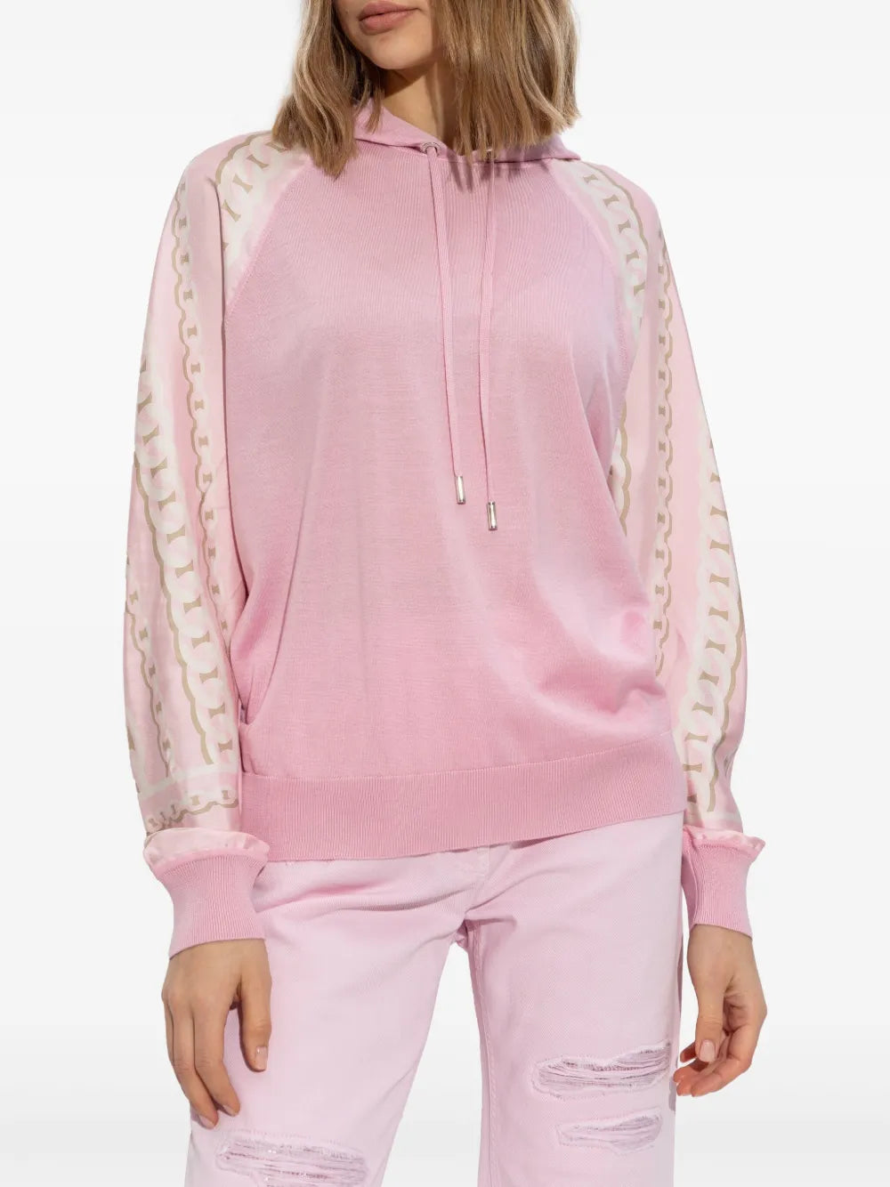 Sweatshirts Sweat à capuche rose Versace Rose Femme
